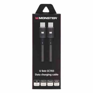 کابل شارژ type-c monster به type-c