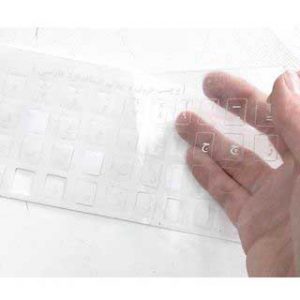 لیبل حروف کیبورد فارسی شفاف