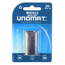 باتری کتابی کارتی UNOMAT 9V